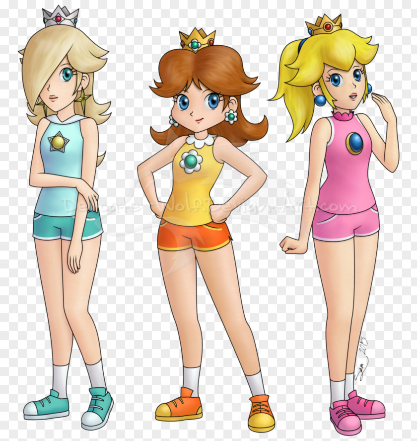 Luigi Princess Daisy Rosalina Peach Super Mario PNG