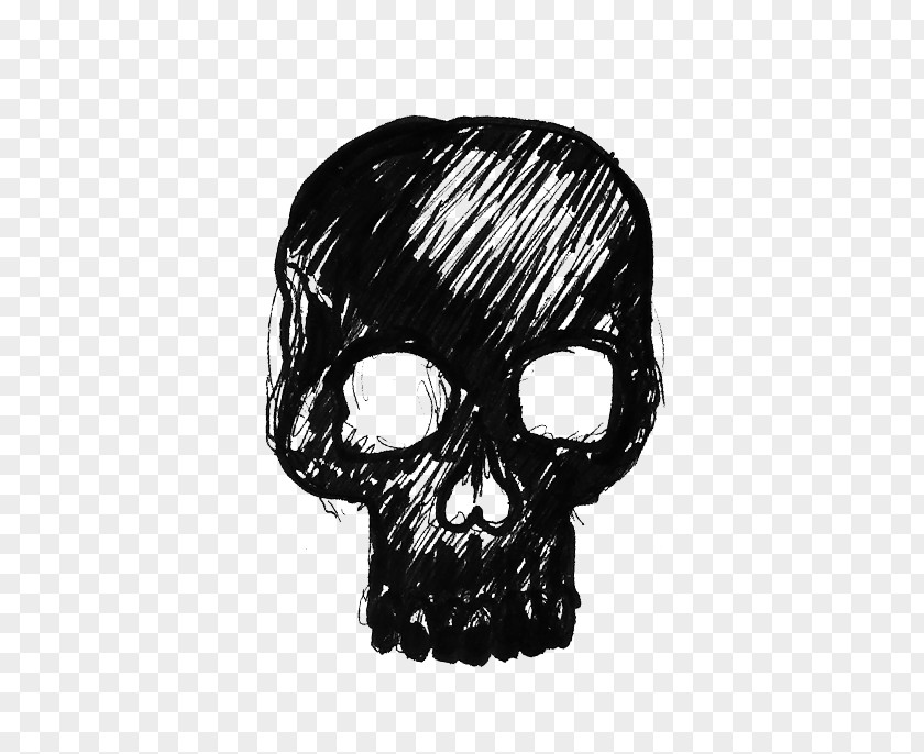 Skull Drawing Grunge Clip Art PNG