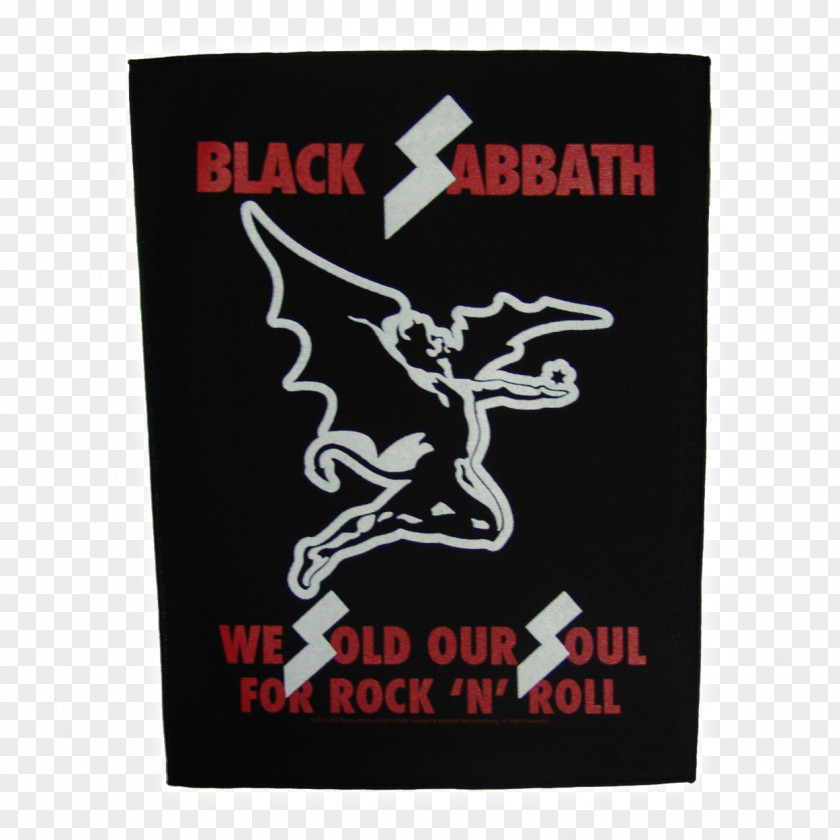 T-shirt Black Sabbath We Sold Our Soul For Rock 'n' Roll Never Say Die! Tour PNG
