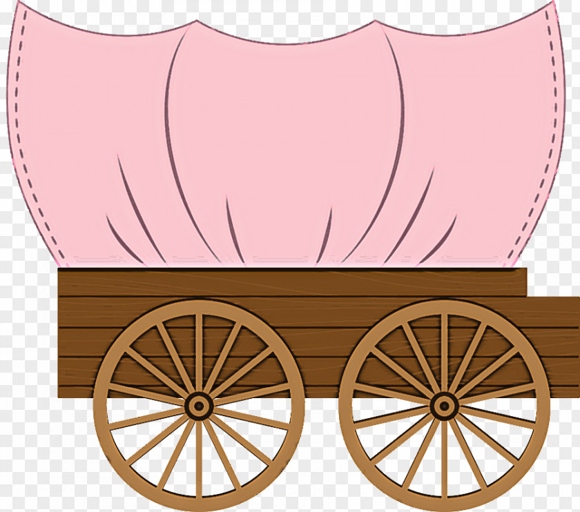 Wagon Vehicle Pink Carriage Rim PNG