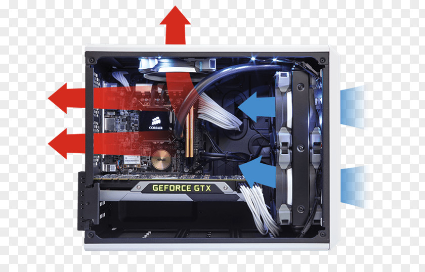 Computer Cases & Housings MicroATX Mini-ITX Corsair Components PNG