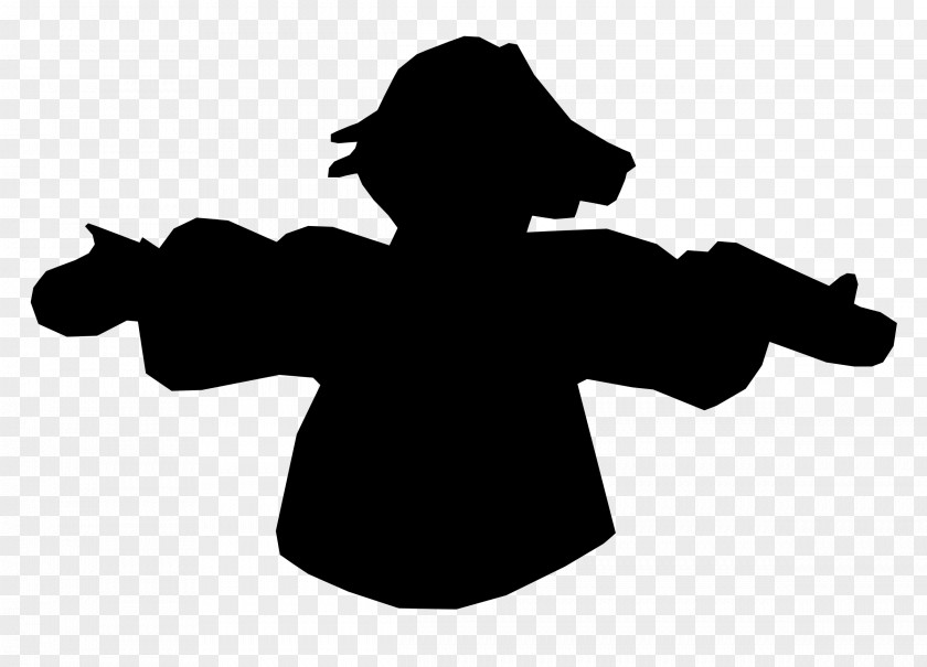 Creepy Silhouette Puppet Poppet PNG