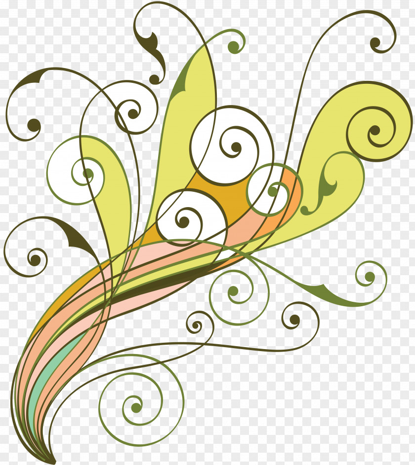 Design Elements Psd Clip Art Leaf Vignette PNG