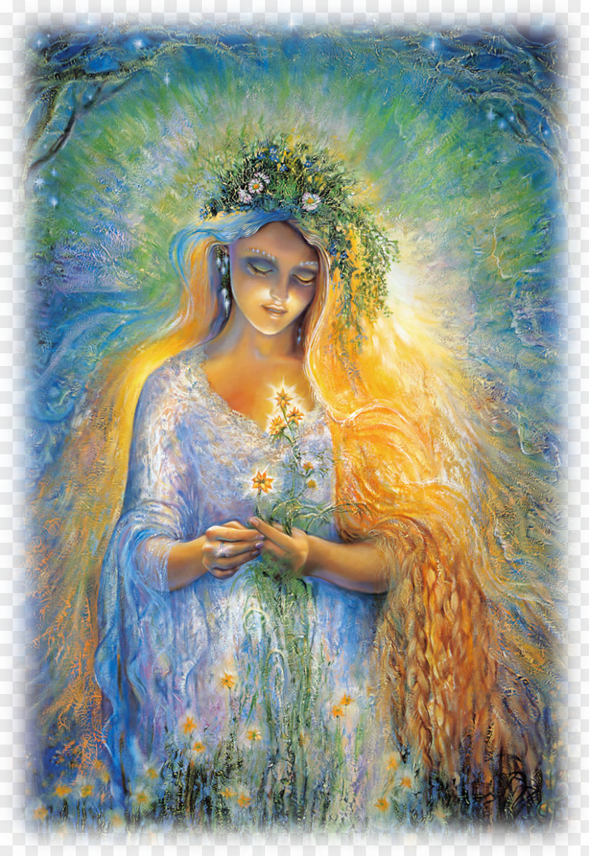 Goddess Mother Nature Josephine Wall Earth Gaia PNG