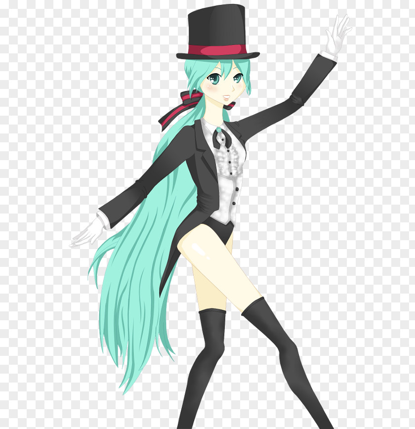 Hatsune Miku Drawings Costume Design Animated Cartoon PNG