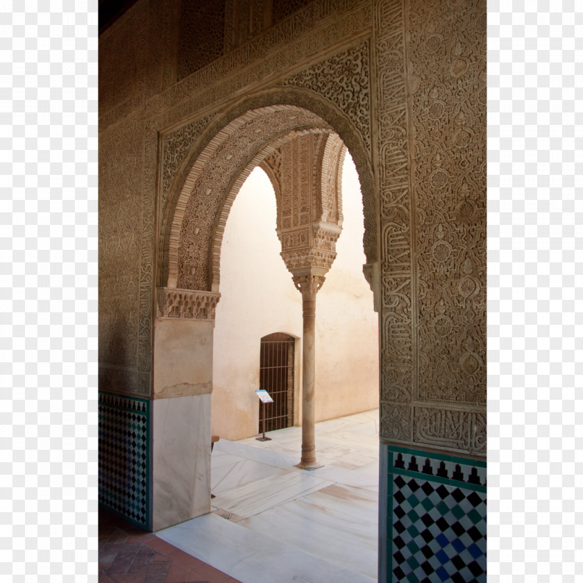 Window Alhambra Arch Nasrid Dynasty Palace PNG