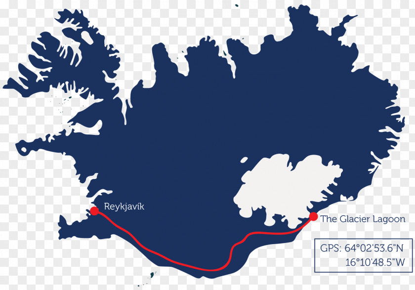 Blue Lagoon Iceland Vatnajökull Glacier Map Clip Art Vector Graphics PNG