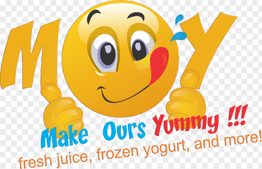 Fresh Juice Smiley Text Messaging Logo Clip Art PNG