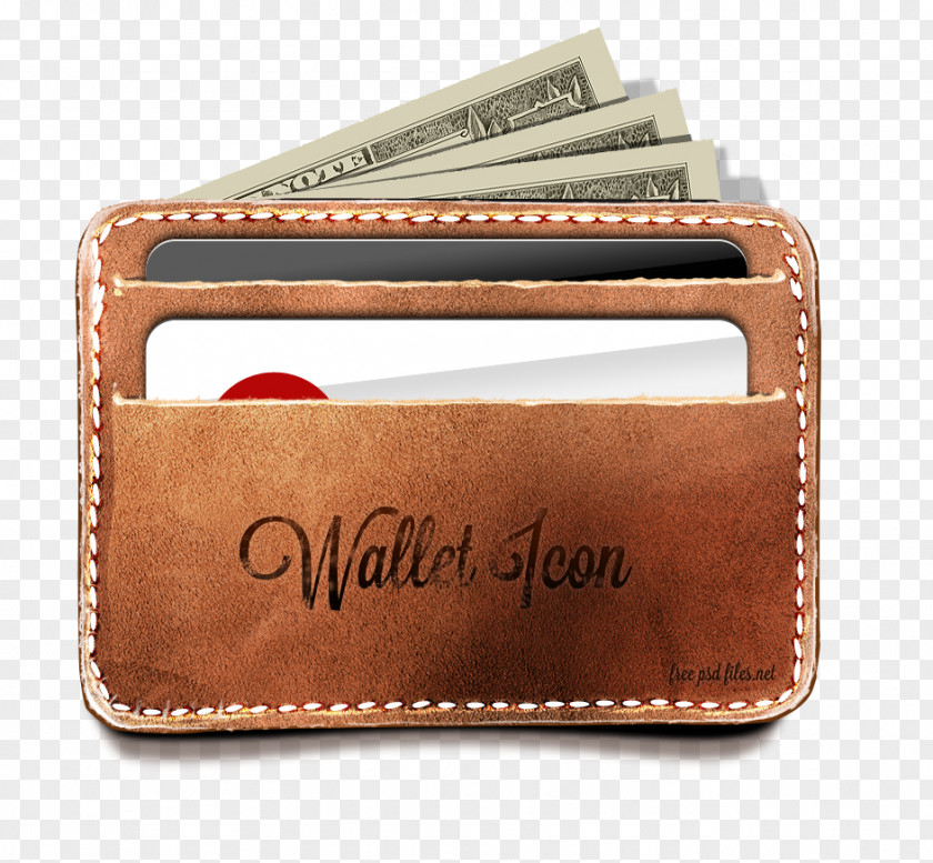 Psd Leather Wallet Digital Money Clip PNG
