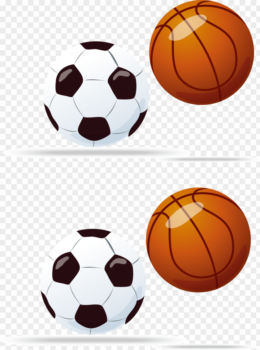 Football Basketball Vector Material Euclidean Icon PNG