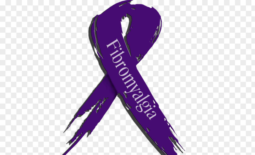 Health Fibromyalgia Awareness Ribbon Chronic Condition Pain Purple PNG