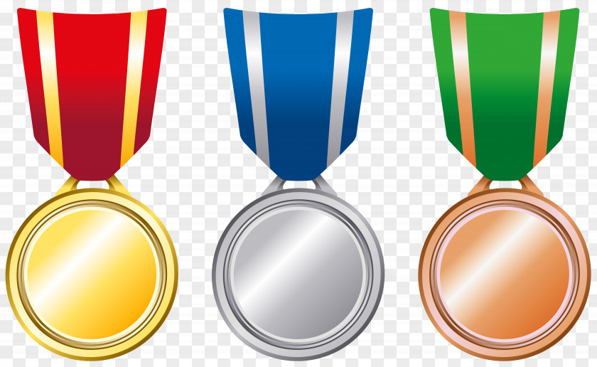 Medal Gold Bronze Silver Clip Art PNG