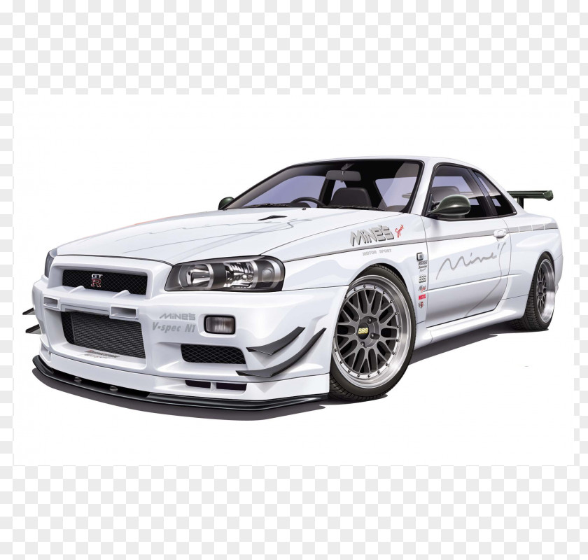 Nissan Skyline GT-R Car Mine's PNG