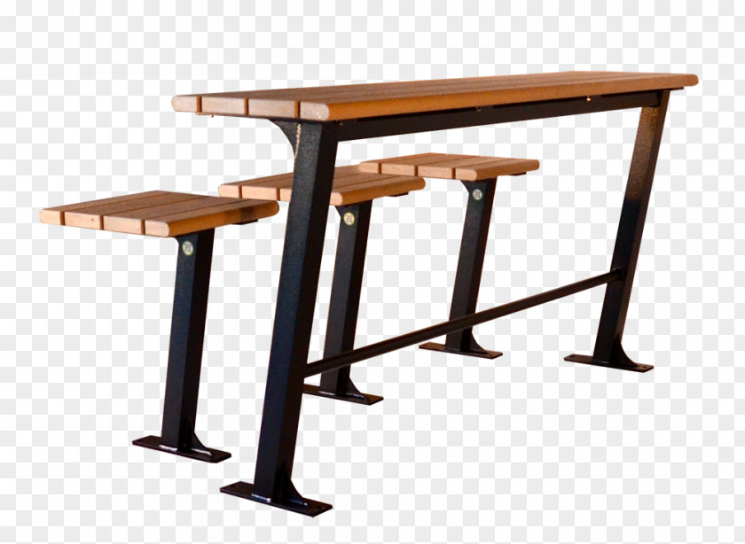 Picnic Table Rectangle Desk PNG