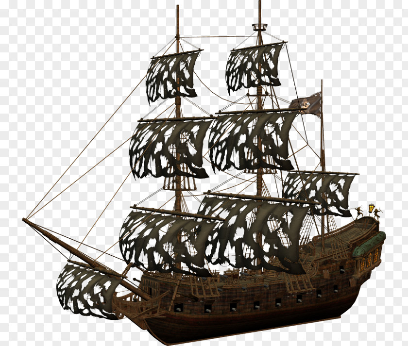 Pirate Ship Jack Sparrow Piracy Boat PNG