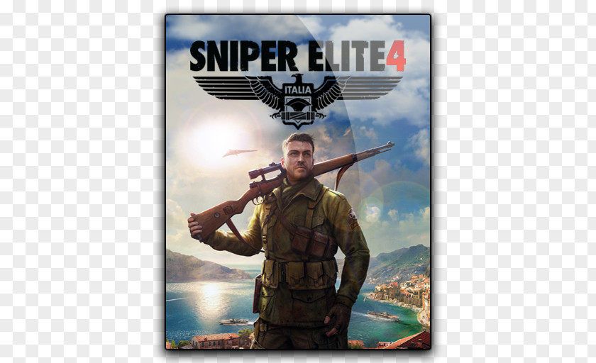 Sniper Elite 4 PlayStation 4K Resolution Video Game Desktop Wallpaper PNG