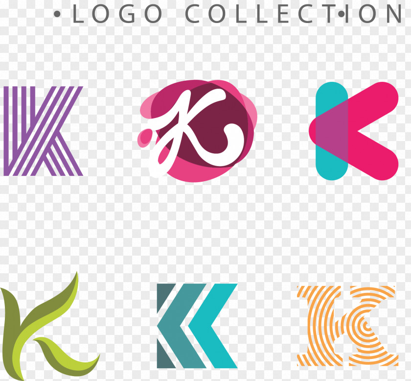 Vector Hand Painted K Letter Icon Logo Download PNG