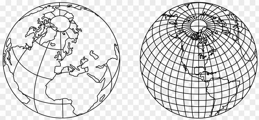 Globe Mercator Projection Map World Clip Art PNG