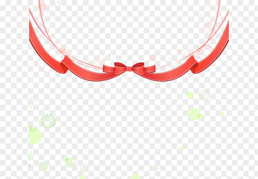 Pink Bow Pattern Ribbon Shoelace Knot Circle PNG