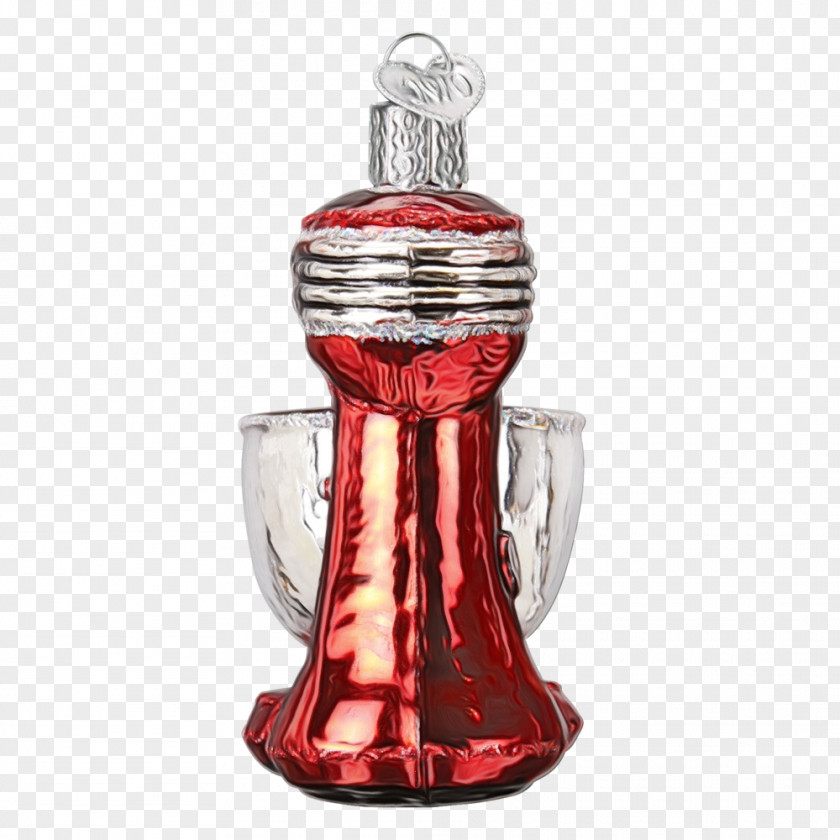 Bottle Stopper Saver Candle Holder Red Christmas Ornament PNG