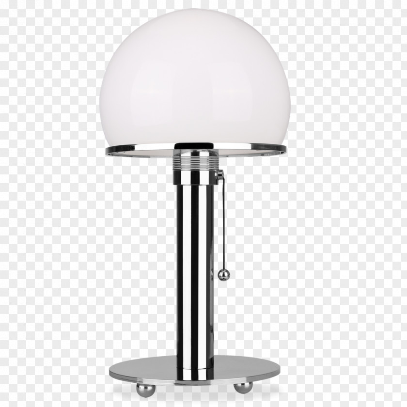 Golden Table Lamp Bauhaus Design Electric Light PNG