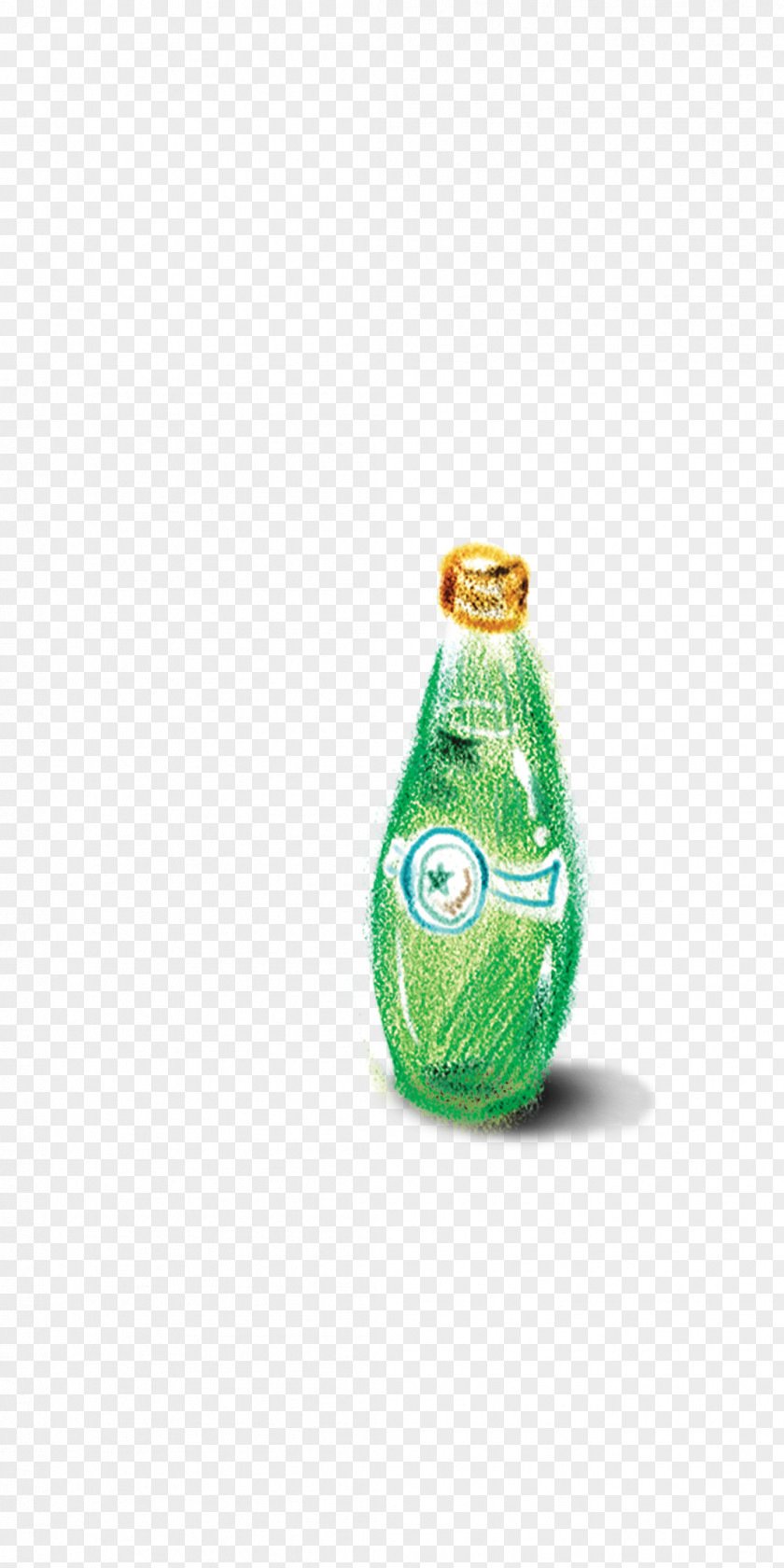 Hand-painted Beer Bottles Glass Bottle PNG