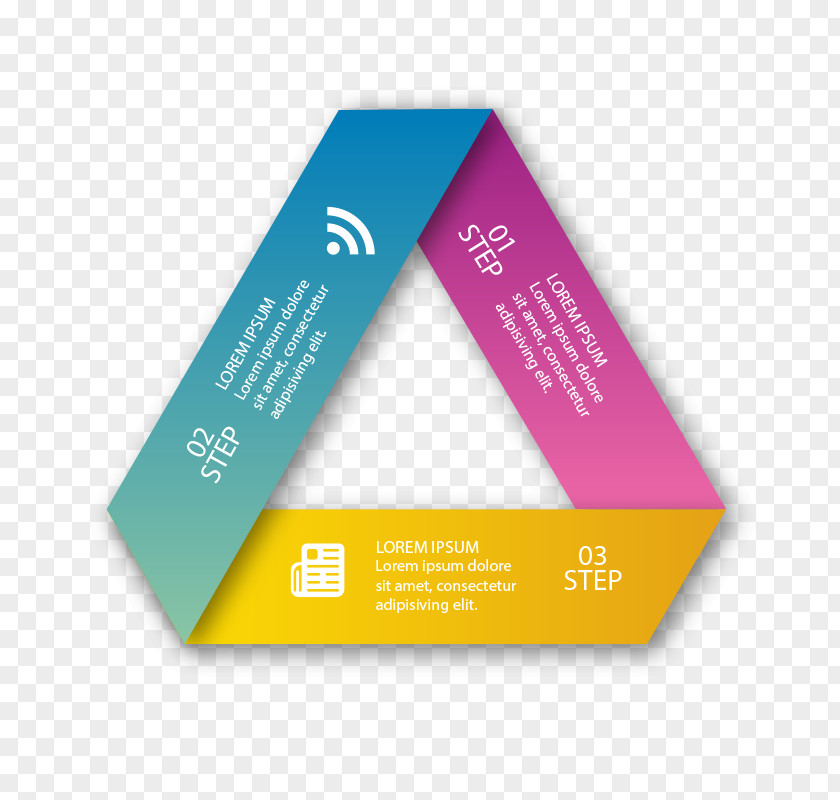 Handout Triangle Vector Graphic Design Infographic Chart PNG