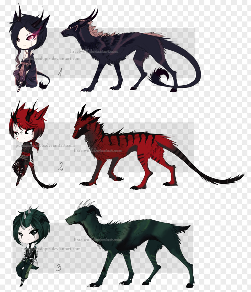 Human Form Canidae Cat Horse Demon Dog PNG