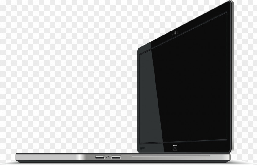 Laptop Computer Monitor Glossy Display Flat Panel PNG