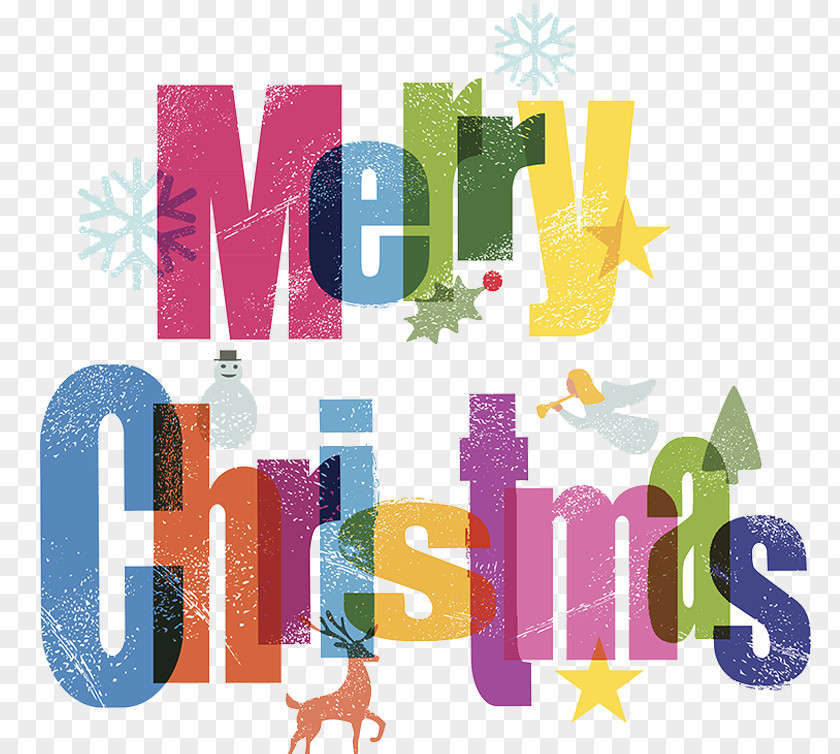 Merry Christmas Poster Design PNG