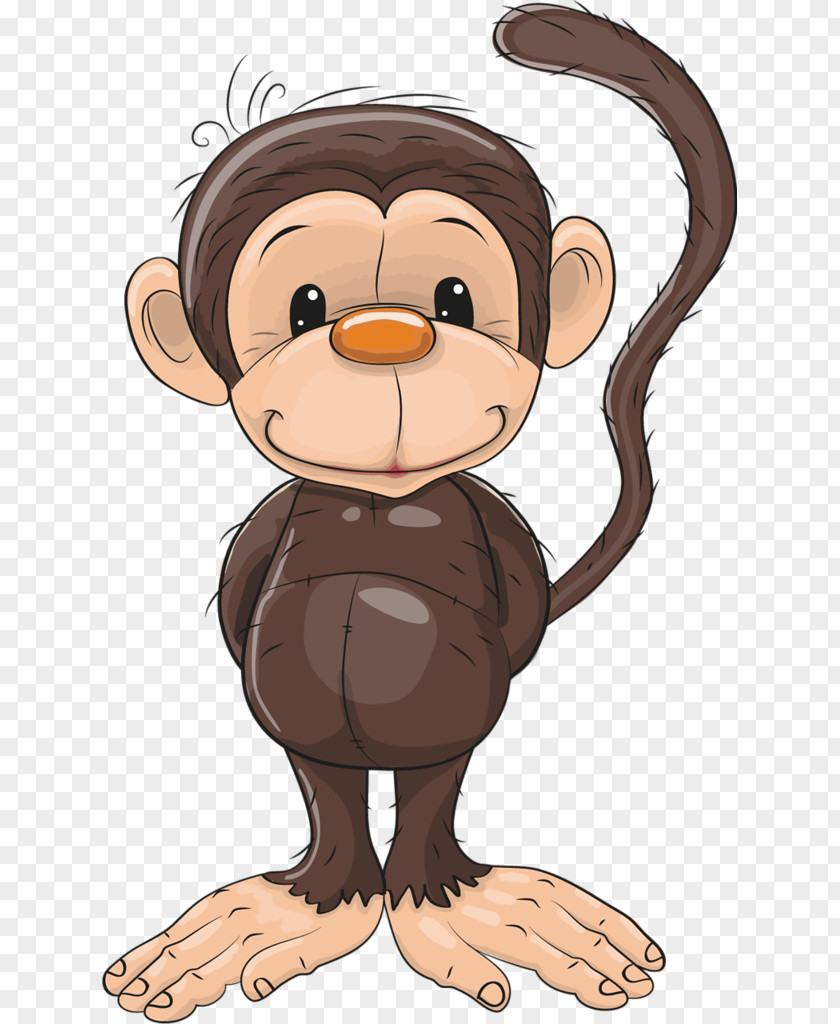 Monkey Cartoon Clip Art PNG