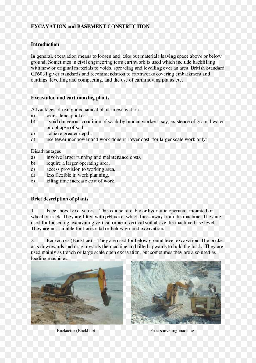 Architectural Engineering Heavy Machinery Earthworks Service PNG