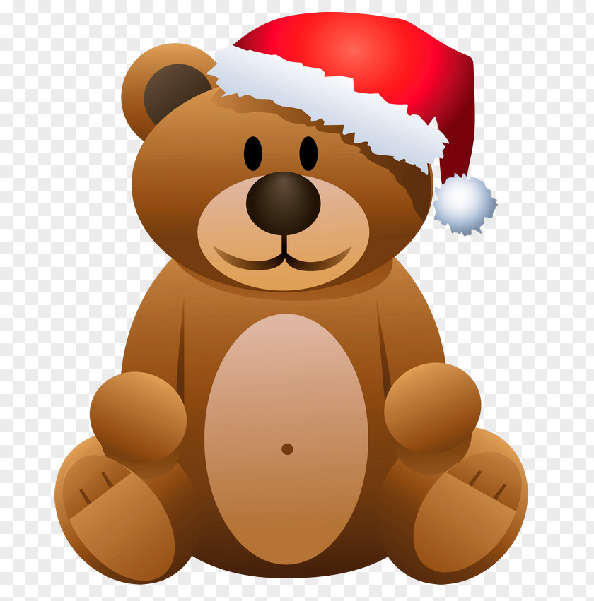 Christmas Bear Cliparts Rudolph Brown Santa Claus Polar PNG
