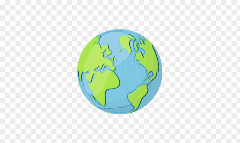 Earth Green Globe Planet World PNG