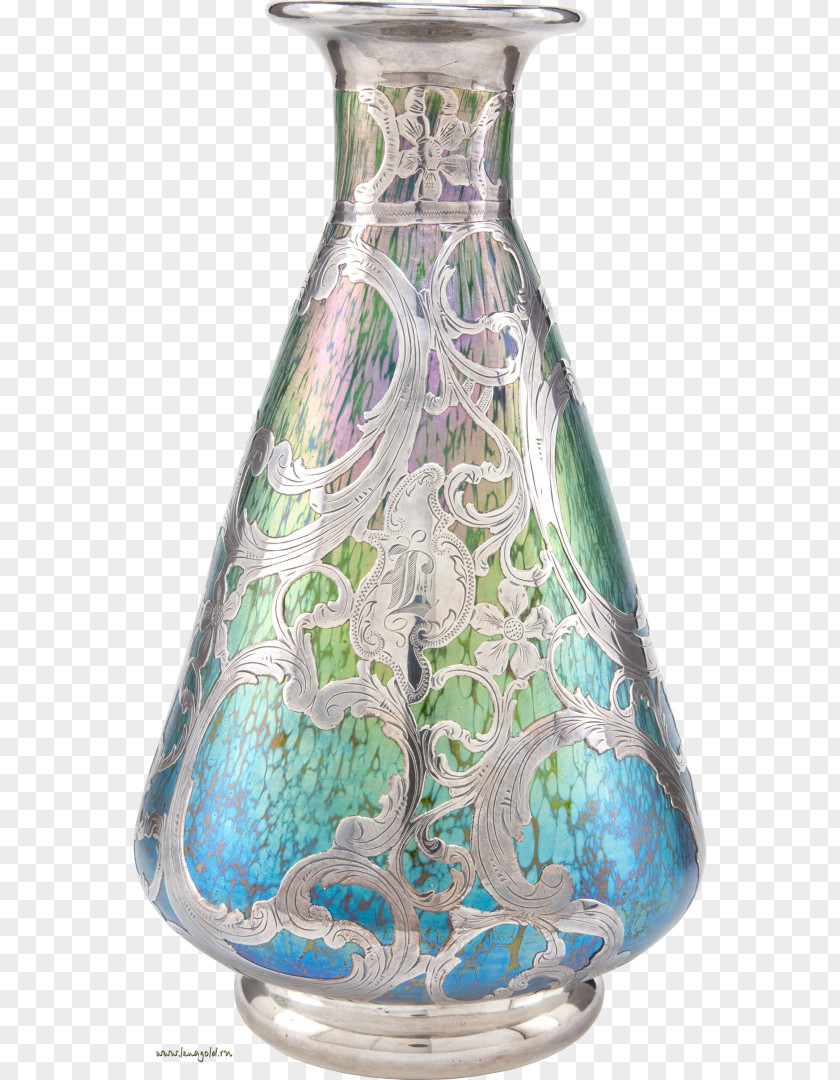 Vase Johann Loetz Witwe Glass Art Nouveau PNG