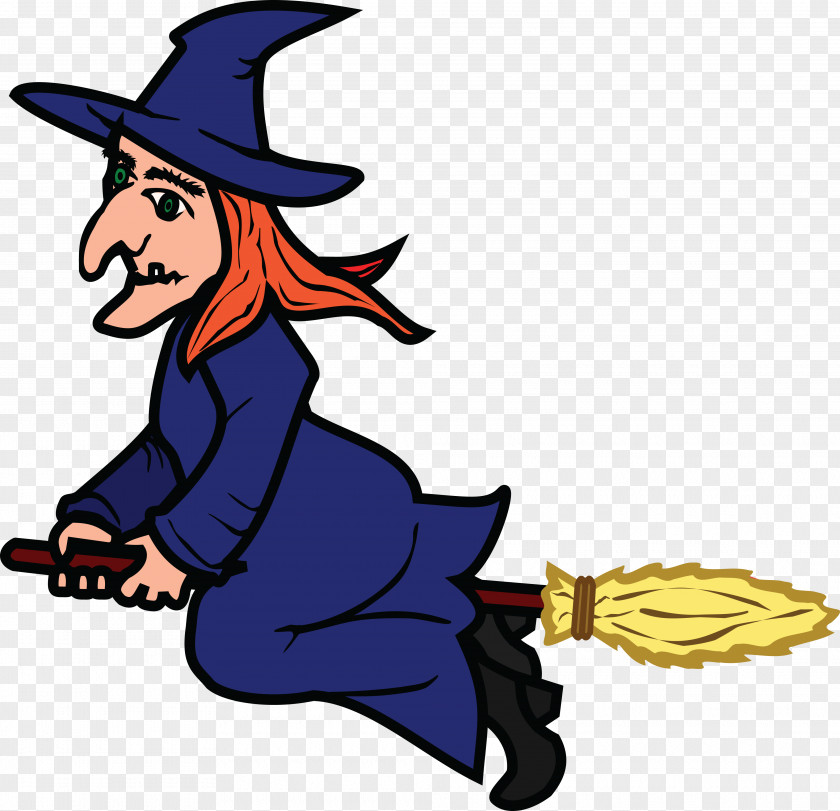 Witch Witchcraft Witch's Broom Clip Art PNG