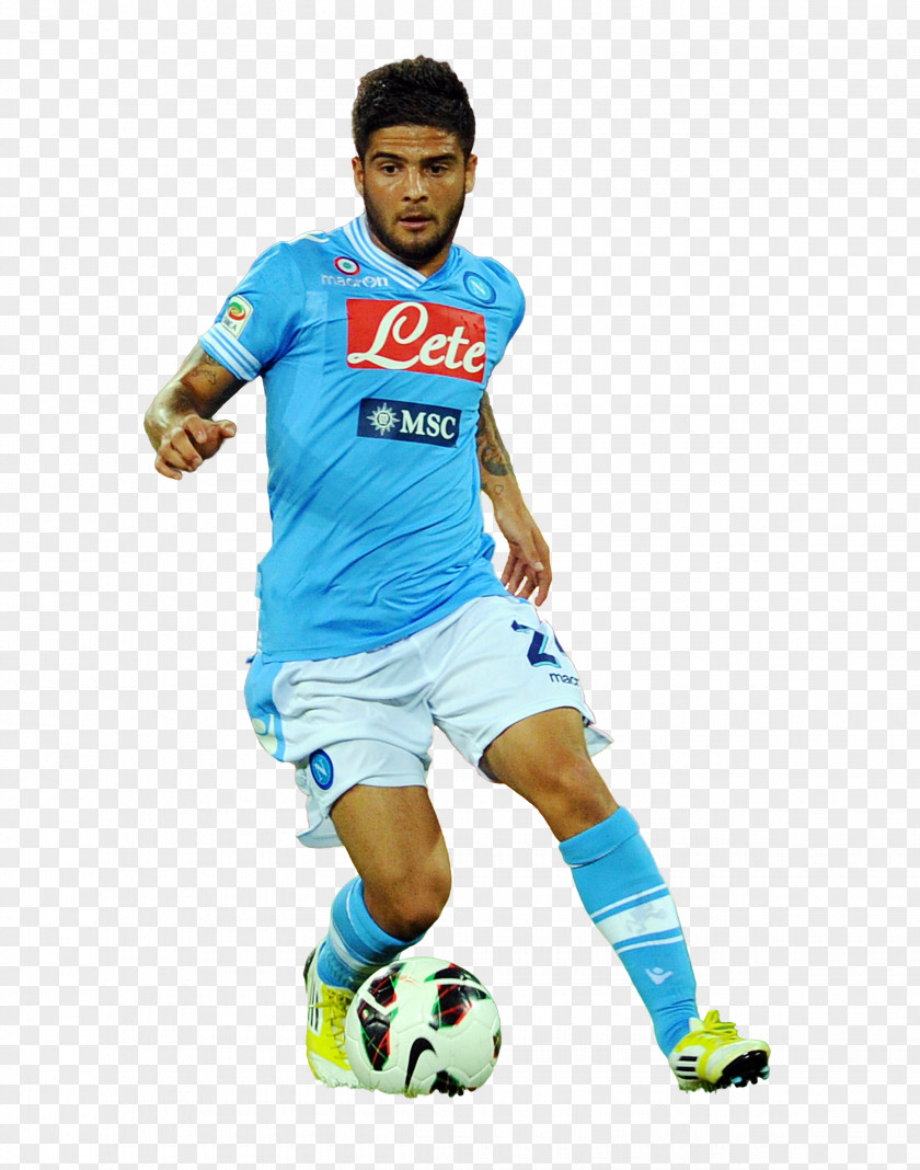 Football Lorenzo Insigne S.S.C. Napoli Jersey Player PNG