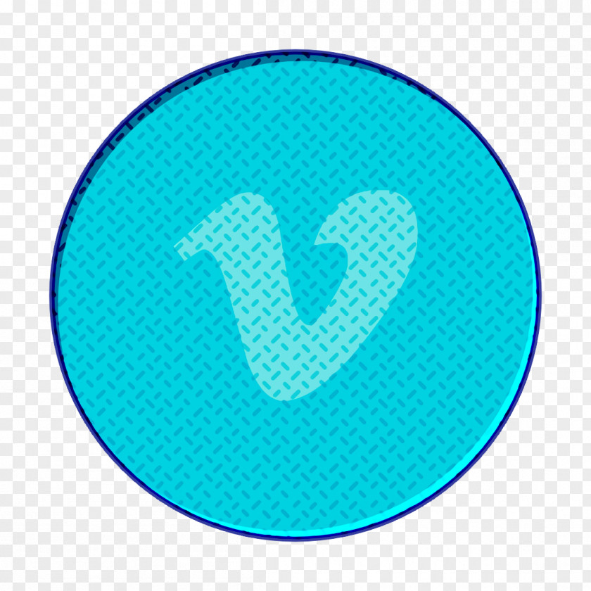 Symbol Electric Blue Vimeo Icon PNG