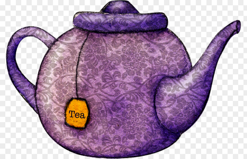 Tableware Violet Teapot PNG
