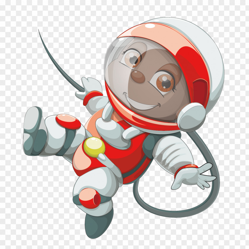 Vector Cartoon Astronauts Astronaut Space Suit Outer Stock Photography PNG