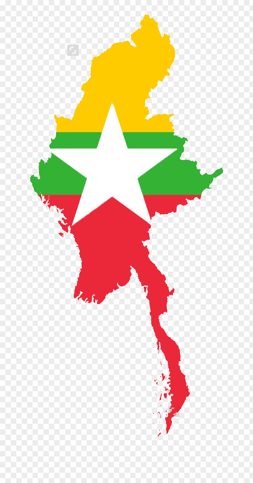 Asean Burma Flag Of Myanmar National Map PNG