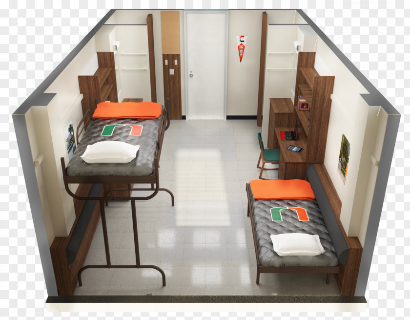 Dorm Room Miami University Carlos Albizu Dormitory Student Hecht Residences, Of PNG