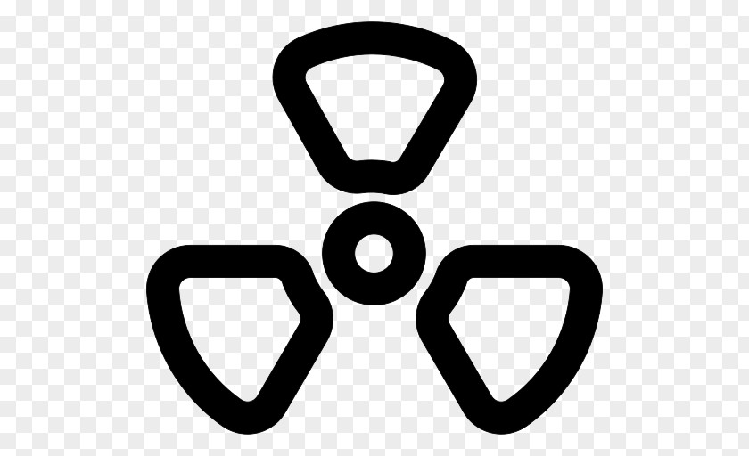 Radiation Symbol Warning Radioactive Decay PNG