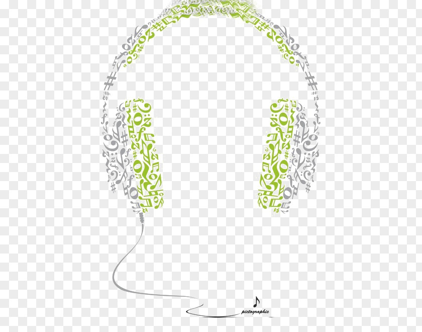 Symbol Combining Creative Headphones Microphone Adobe Illustrator PNG