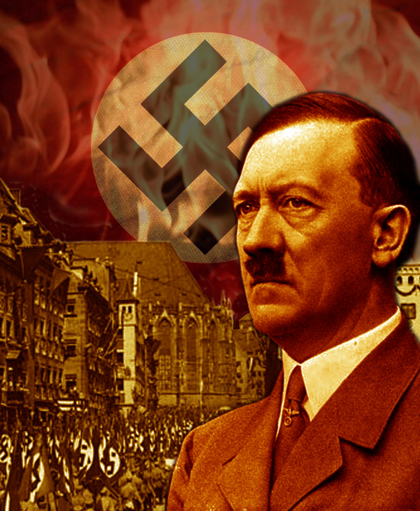 Adolf Hitler Mein Kampf Nazi Germany The Holocaust Second World War PNG War, hitler clipart PNG