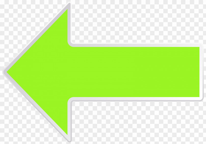 Arrow Green Left Clip Art Image Line Angle Point Area PNG