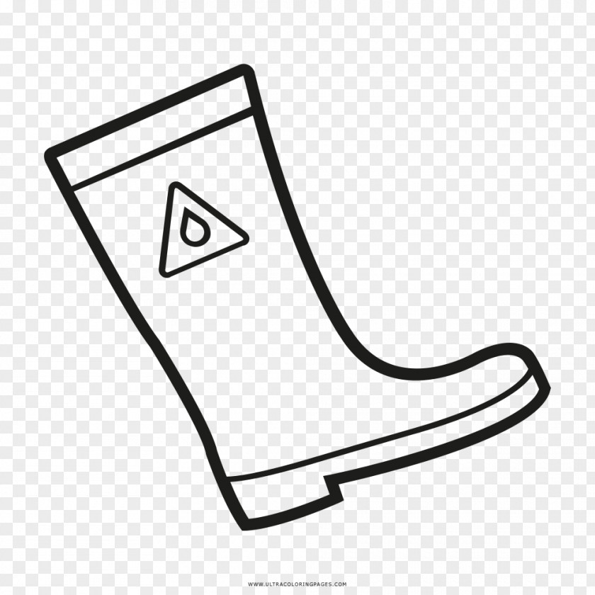 Boot Coloring Book Wellington Drawing Rain PNG