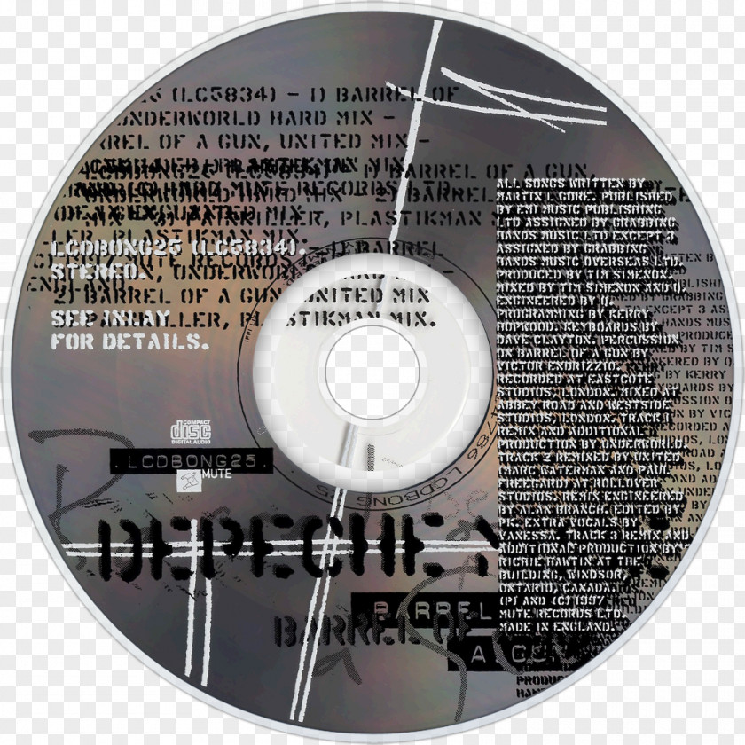 Compact Disc Catching Up With Depeche Mode Barrel Of A Gun Music PNG disc with Music, clipart PNG