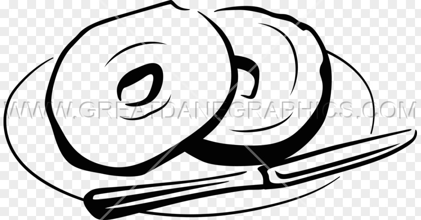 Cream Cheese Bagel And Drawing Clip Art PNG