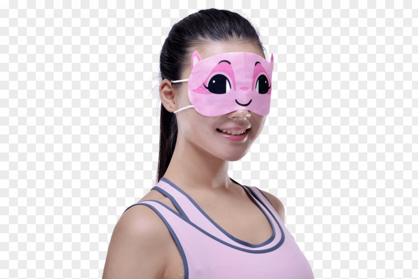 Glasses Snout Goggles Pink M PNG